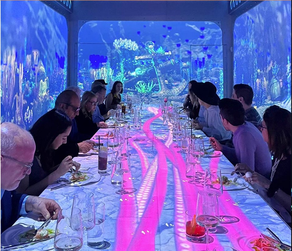 Le Petit Chef Las Vegas immersive projection work